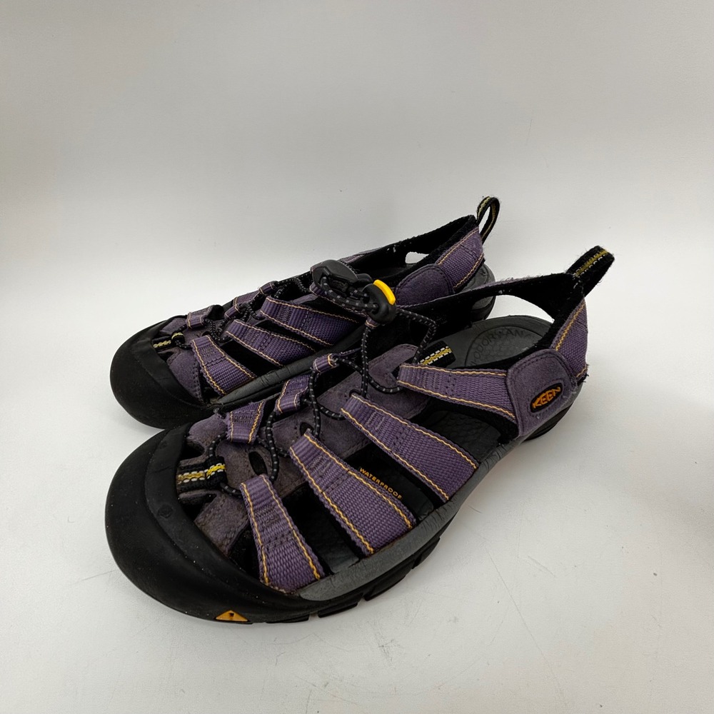 Keen Newport H2 Waterproof Hiking Sandals Purple Black Womens 10.5 Trail Shoes
